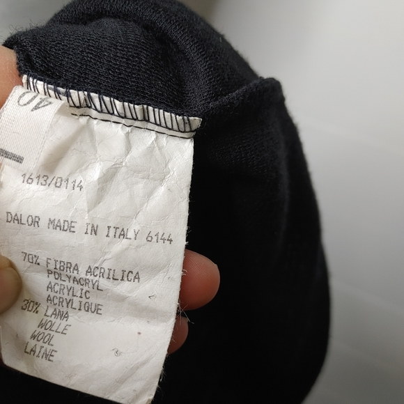 Vintage Dona Daphne wool peplum dress size 6 - Picture 10 of 16